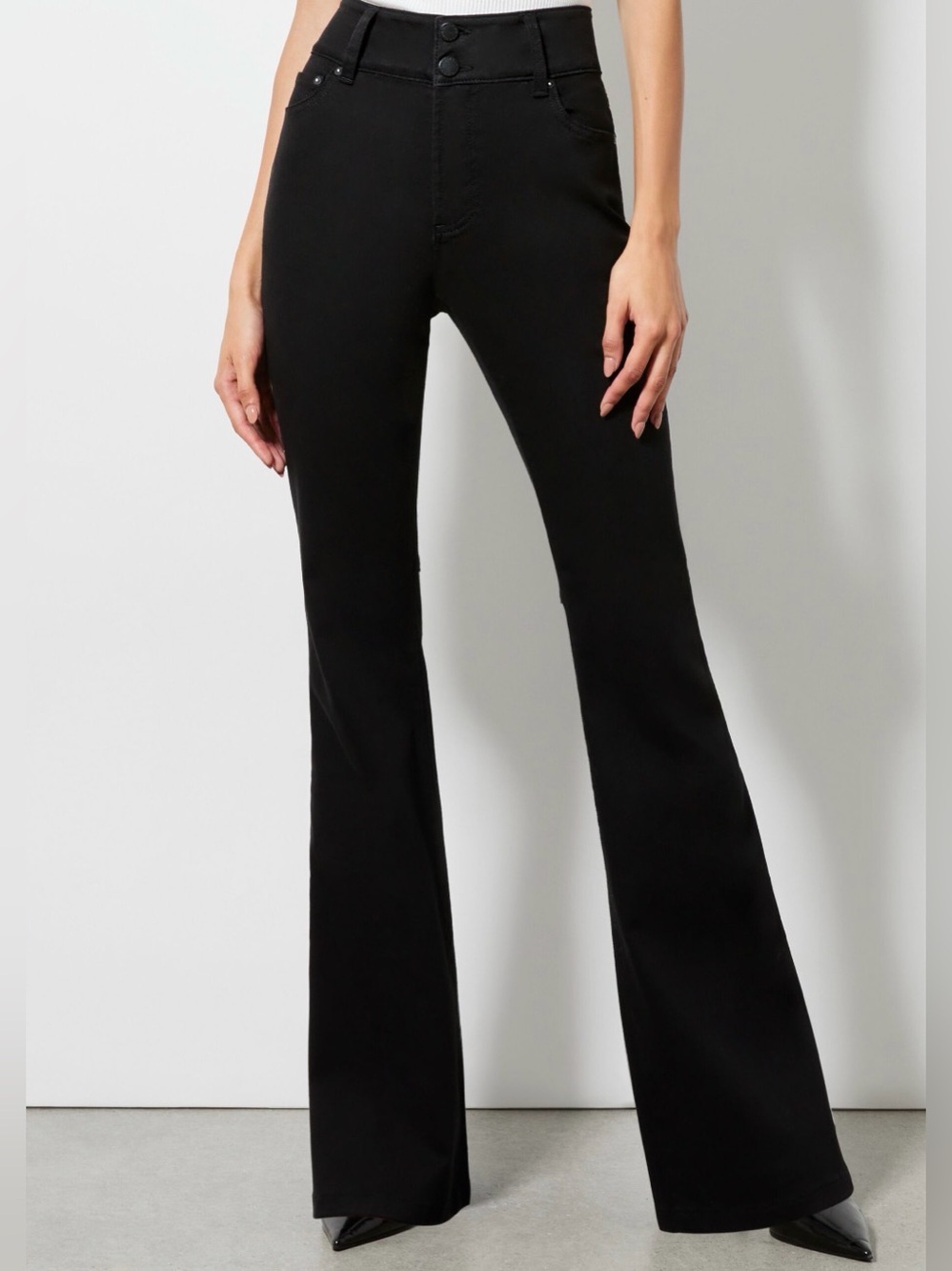 Alice and olivia mid rise Stacey bell Flare Jeans